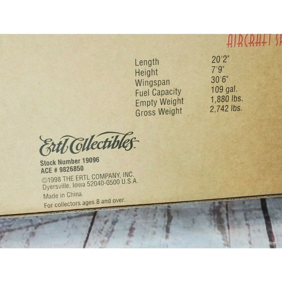 Ace Hardware Vintage ERTL Collectible 4th In Class 1930 Mystery R Airplane - Picture 7 of 12